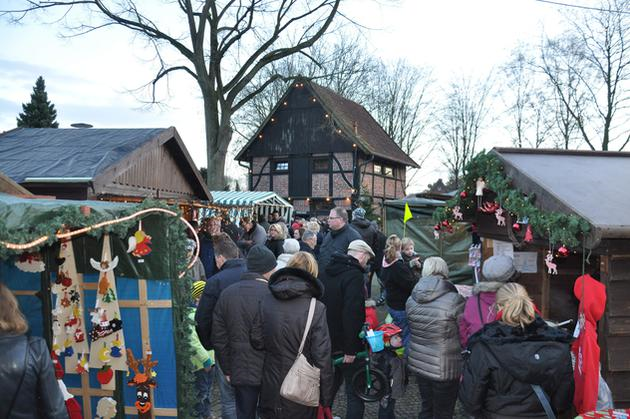 Der Weihnachtsmarkt in Buldern war Thema bei der Versammlung der Ortsgemeinschaft. Foto: Archiv 